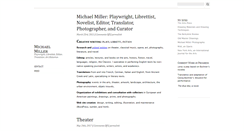 Desktop Screenshot of michaelmillerliterary.com
